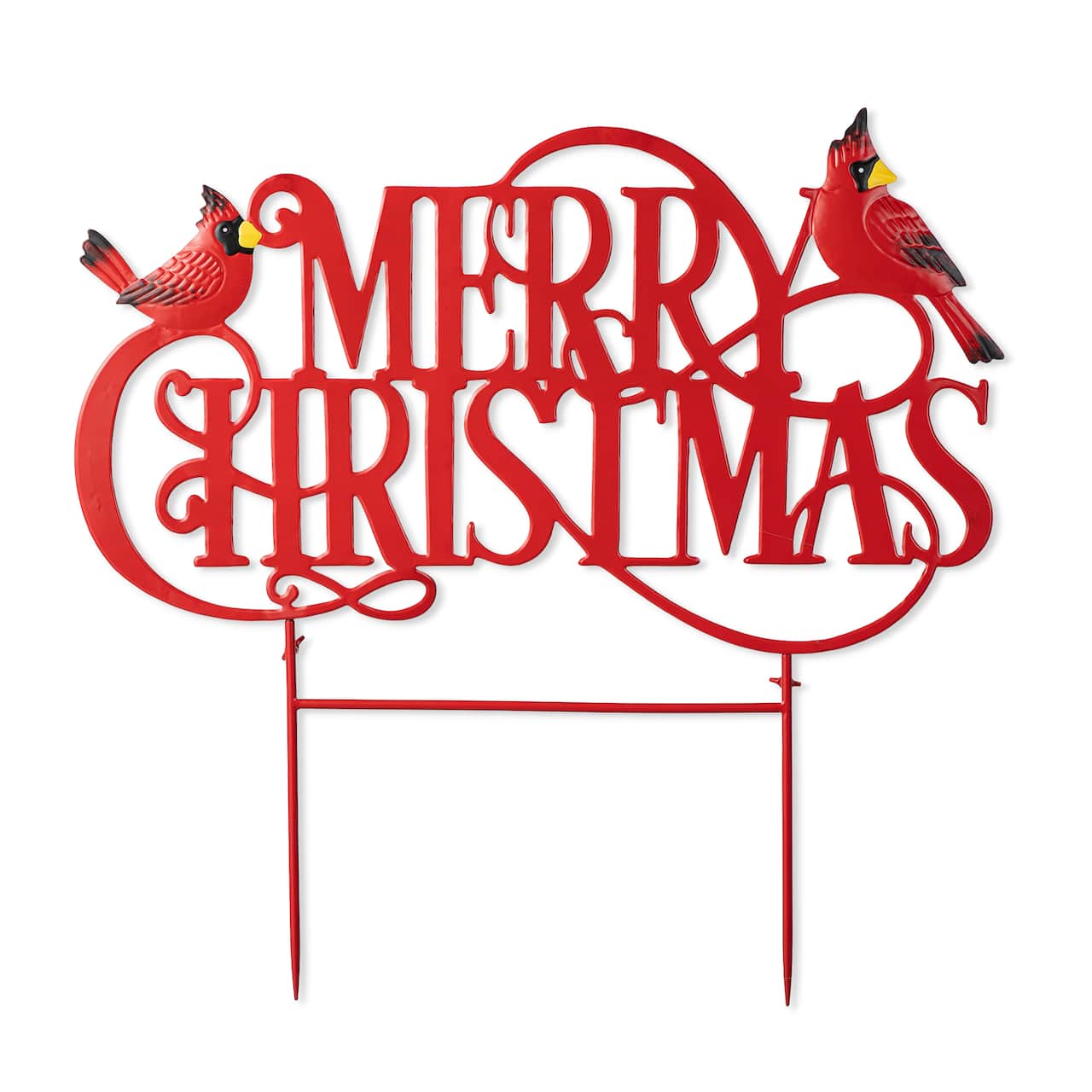 Glitzhome® 2ft. Merry Christmas Metal Yard Stake